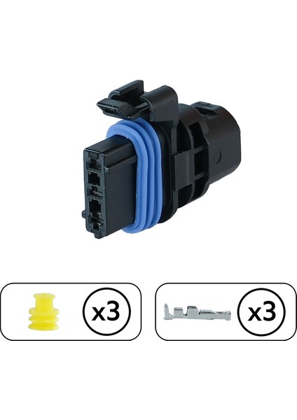 Far Ayar Motoru Soketi 3 Pin Kablosuz