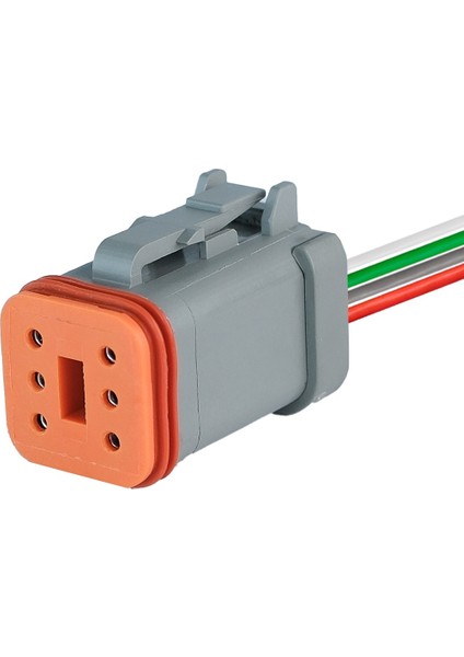 DT06-6S Erkek Konnektör 6 Pin Kablolu