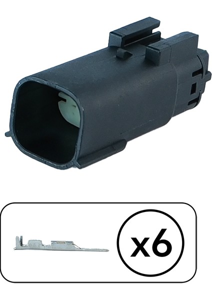 Stop Soketi Dişi 6 Pin Kablosuz