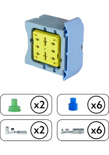 (Delphi) Kızdırma Röle Soketi 8 Pin Kablosuz