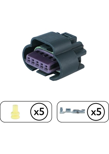 (Delphi) Maf Sensör Soketi 5 Pin Kablosuz