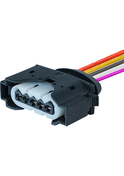 Hava Akışmetre Soketi Beyaz 5 Pin Kablolu