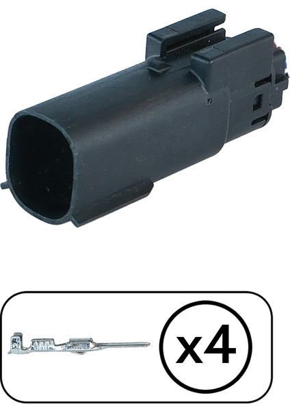 Lamba Soketi Dişi 4 Pin Kablosuz