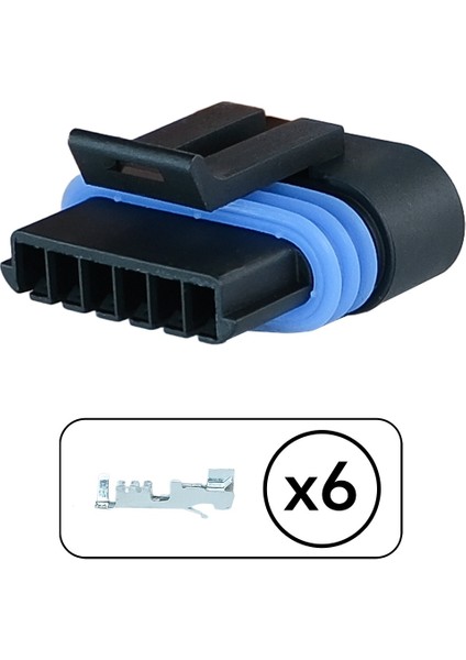 (Delphi) Hava Akışmetre Soketi 6 Pin Kablosuz