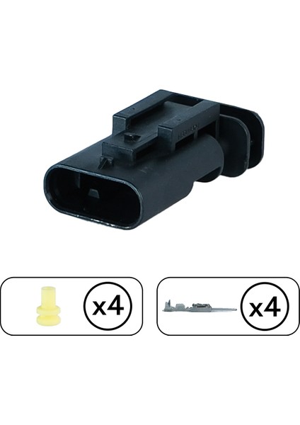 TE/Amp Soketi Dişi 4 Pin Kablosuz fiyatları