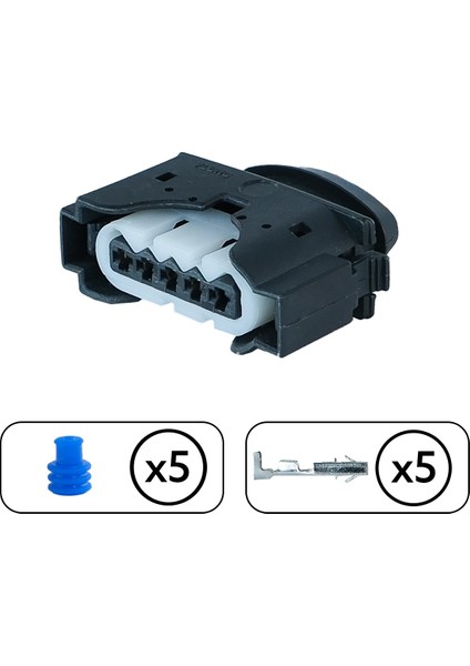 Hava Akışmetre Soketi Beyaz 5 Pin Kablosuz