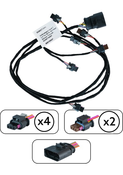 Volkswagen Golf 7 2015- Ön Park Sensör Tesisatı 5G0971095P