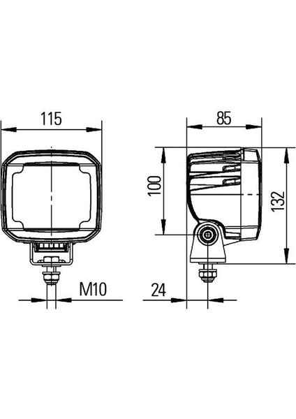 Off-Road LED Lamba 12V-24V Ultra Beam Gen. Iı 1GA995606-021 modelleri