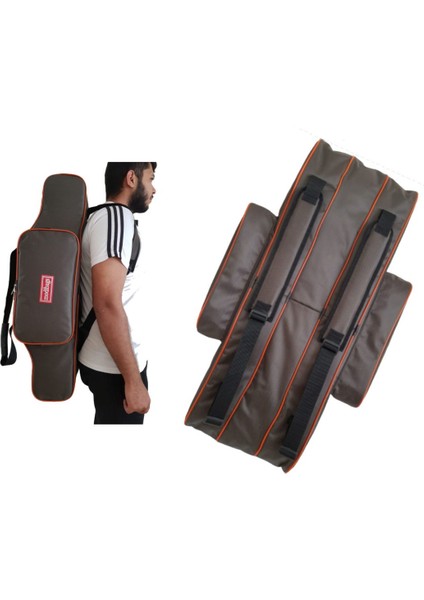 Haki 95CM 2 Gözlü Lüx Olta Çantası