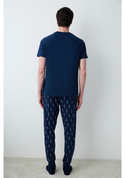 West Pier Çok Renkli Pantolon Pijama Takımı