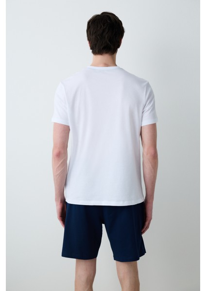 Seagull Shorts Çok Renkli Pijama Takımı