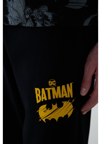 Batman Çok Renkli Pantolonlu Pijama Takımı