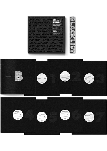 Metallica, Çeşitli Sanatçılar - The Metallica Blacklist (Limited Edition) - 7 x Plak fiyatları