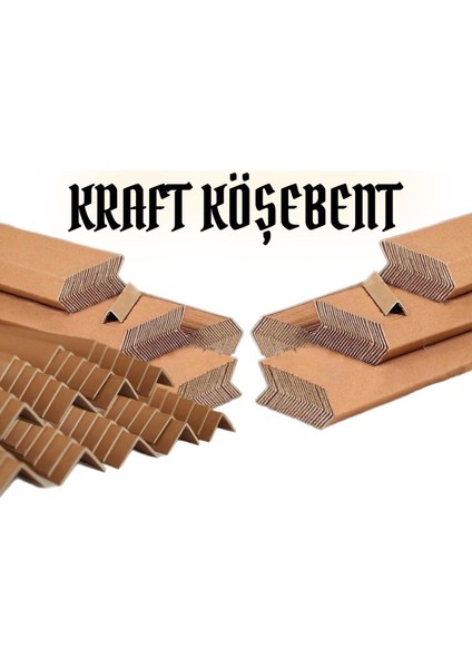 Karton Köşebent, L Köşe, Köşebent Palet, Koli Köşe, Köşe Kenar Koruyucu 40 x 40 3 mm 5 Adet