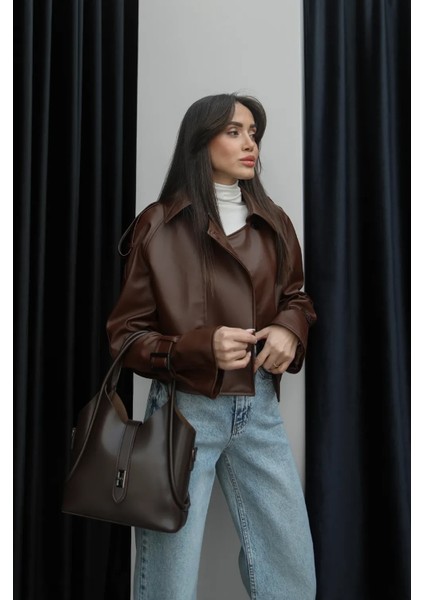 Valise Kahverengi Omuz Çantası modelleri