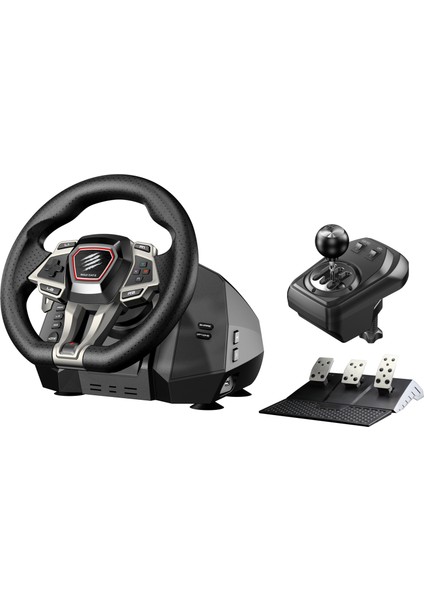 M.2.x Pro Yarış Direksiyonu, 900° Force Feedback, 3 Pedal + Vites, Pc/ps4/xbox Uyumlu