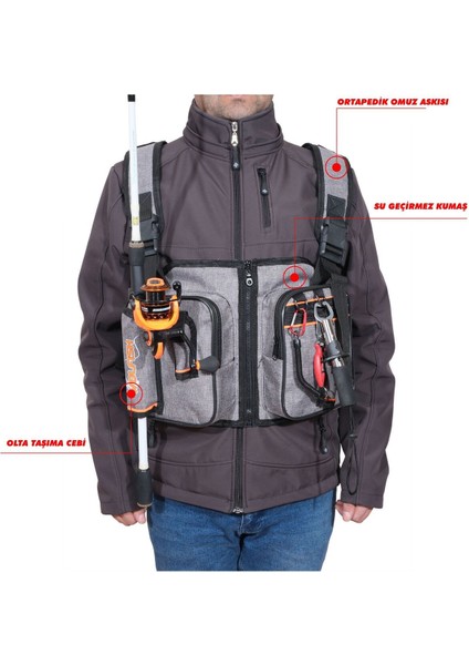 Spin Lrf Yelek Gri fiyatları