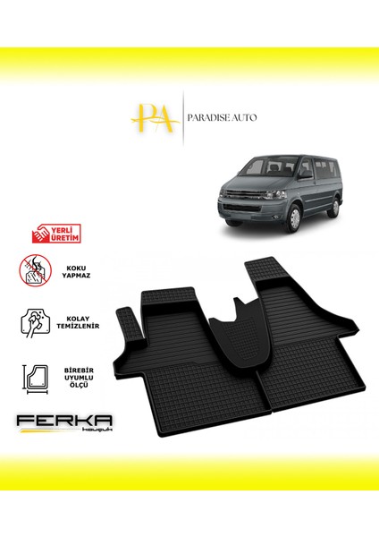 Volkswagen Transporter T6 2015-2019 4d Havuzlu Paspas