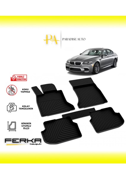 Bmw 5 Serisi F10 2010-2013 4d Havuzlu Paspas
