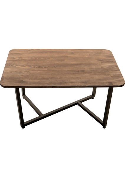 Çelik Ayaklı Sehpa - Salon Sehpa - Dekoratif Sehpa - Massif Çam - Ceviz fiyatları