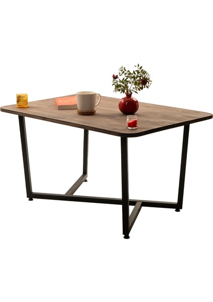 Çelik Ayaklı Sehpa - Salon Sehpa - Dekoratif Sehpa - Massif Çam - Ceviz modelleri