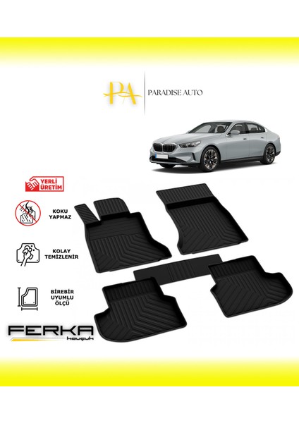 Bmw 5 Serisi G30 2017-2023 4d Havuzlu Paspas