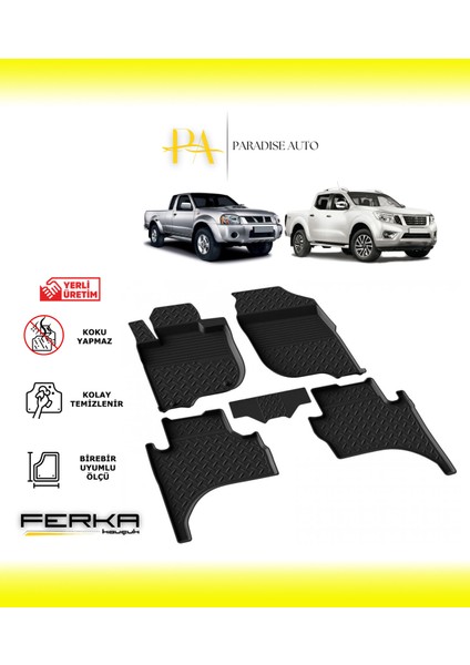 Nissan Sky Star NP300 1998-2015 4d Havuzlu Paspas