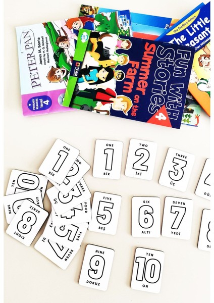 20 Parça Sayılar Zeka Kartları Eşleştirme Oyunu Hafıza Kartı Ahşap Eğitici Puzzle Oyuncak