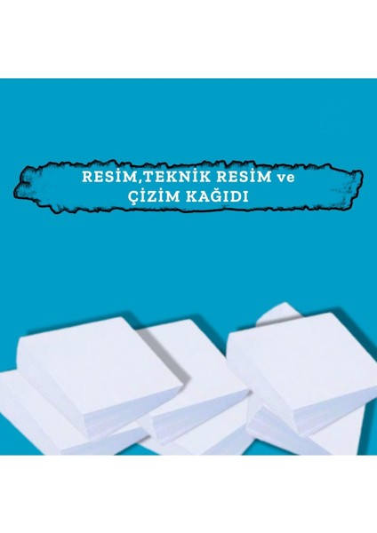 35X50 cm Çizim Kağıdı 1. Hamur 80 Gr. 100 Adet