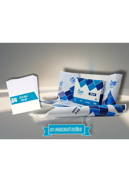 Marka A4 Fotokopi Kağıdı 1. Hamur 80 Gr. 50 Adet