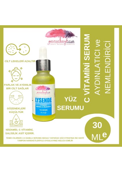 C Vitaminli Aydınlatıcı Lysende Yüz Serumu