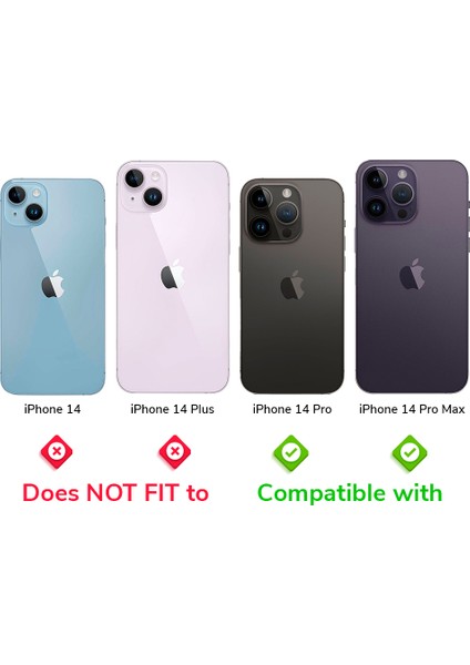 Apple iPhone 14 Pro / Pro Max Için Ipg Prolens Kamera Lens Koruyucu Elmas Taş Çerçeveli, Kırılmaz Cam fırsatları