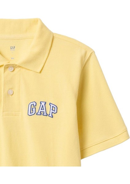 Logo Pique Polo Yaka T-Shirt - 708499