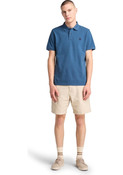 TB0A6VDP Millers River Pique Sleeve Polo Erkek T-Shirt modelleri
