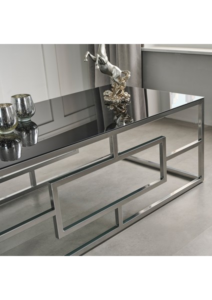 Nova Gümüş Metal Ayak Orta Sehpa fiyatları