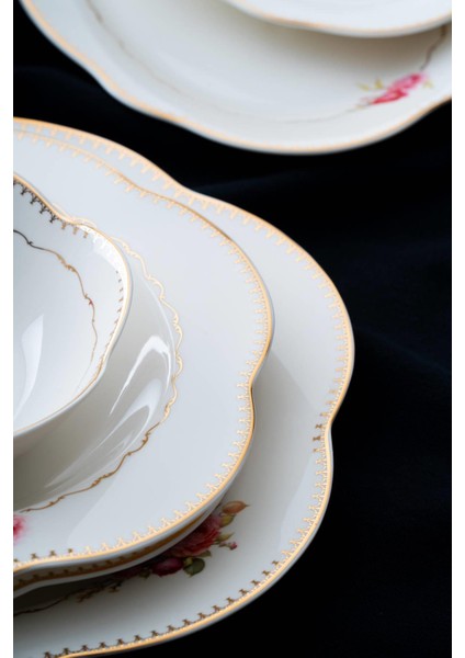 Isaline 12 Kişilik 60 Parça Porselen Yemek Takımı indirimleri