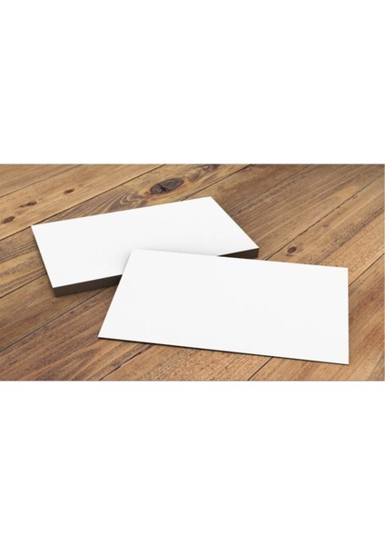 600 Adet 300 gr Selefonsuz 8x5 cm Boş Baskısız Kartvizit