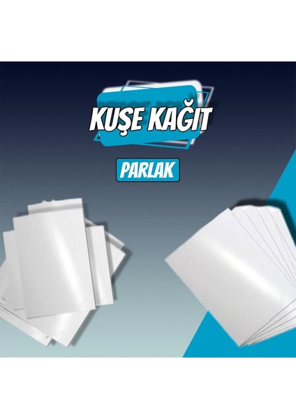 7 x 29 Adestor Marka 50 Adet Düz Yapışkanlı Parlak Kuşe Etiket Sticker
