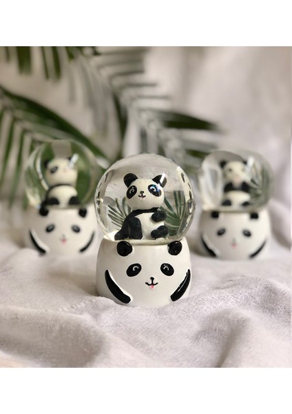 Panda Işıklı Küçük Boy Kar Küresi fiyatları