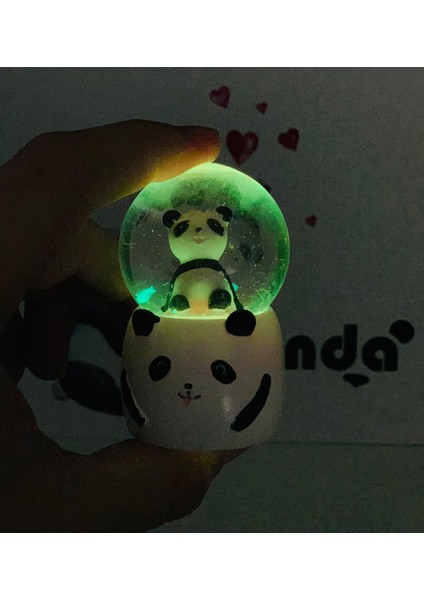 Panda Işıklı Küçük Boy Kar Küresi fırsatları