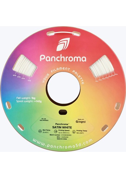 Pla Filament Satin Beyaz