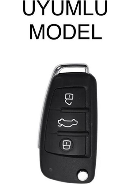 Audi A1 A3 8p 81 A4 A5 B6 B7 B8 A6 A7 C5 C6 4f Q3 Q5 Q7 8V Anahtar Koruma Kılıfı Beyaz
