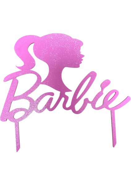 Barbie Logolu Pasta Süsü