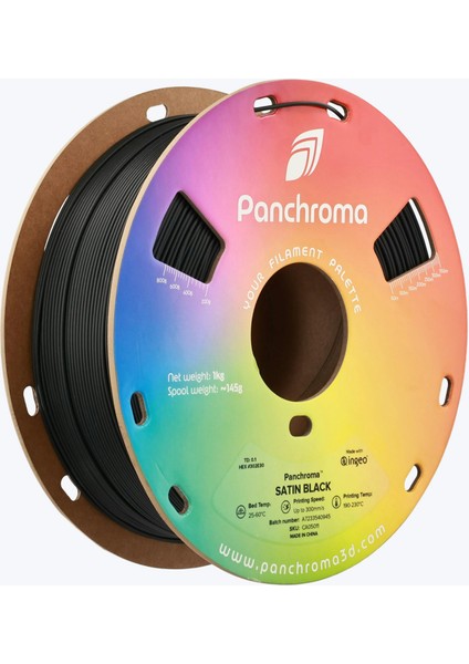 Pla Filament Satin Siyah