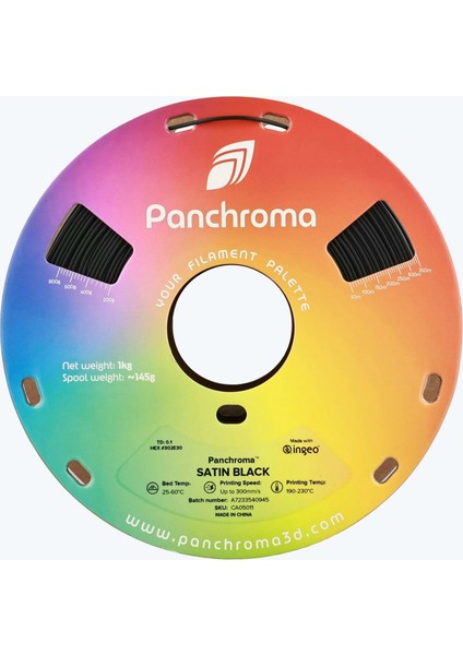 Pla Filament Satin Siyah fiyatları