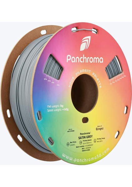 Pla Filament Satin Gri