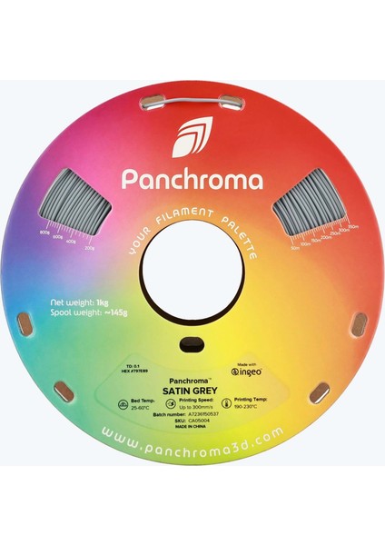 Pla Filament Satin Gri fiyatları