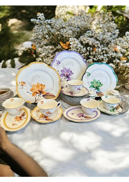 Roykıng 6 Kişilik 42 Parça Porselen Kahvaltı Takımı