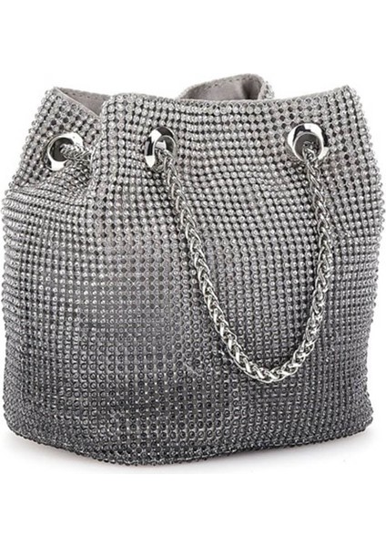 Kadın Zalina Pouch Evenings Omuz Çantası - Gümüş fiyatları