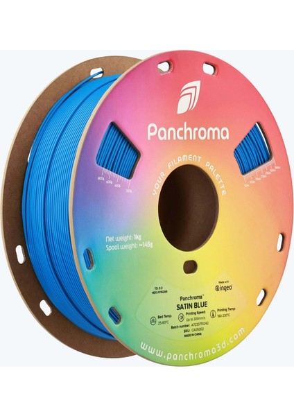 Pla Filament Satin Mavi